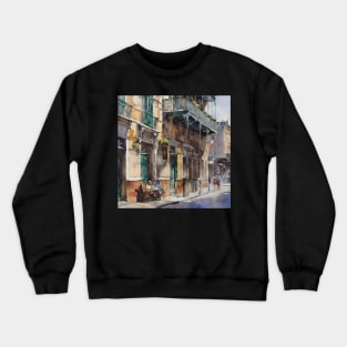 Memories of New Orleans - Bourbon Street Crewneck Sweatshirt